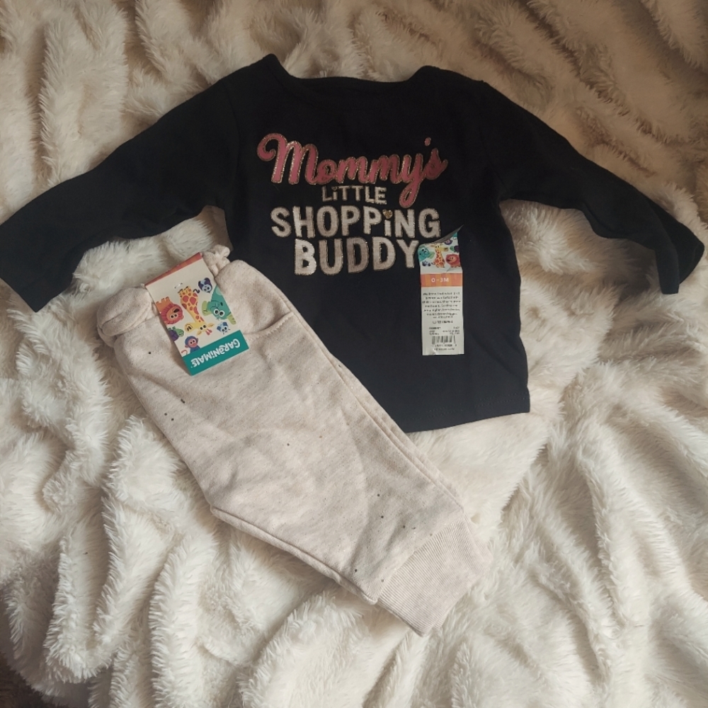 Garanimals Infants "Mommy's Shopping Buddy" top & pants